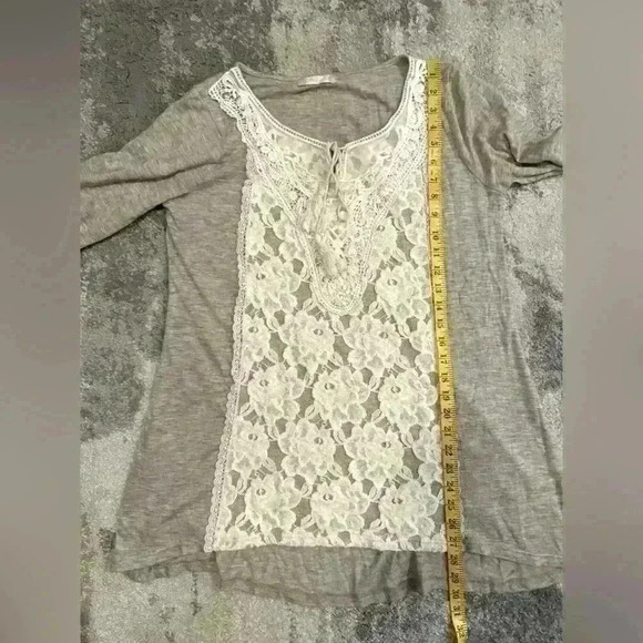 Women’s Tan Altar’D State Lace Top - Picture 6 of 7